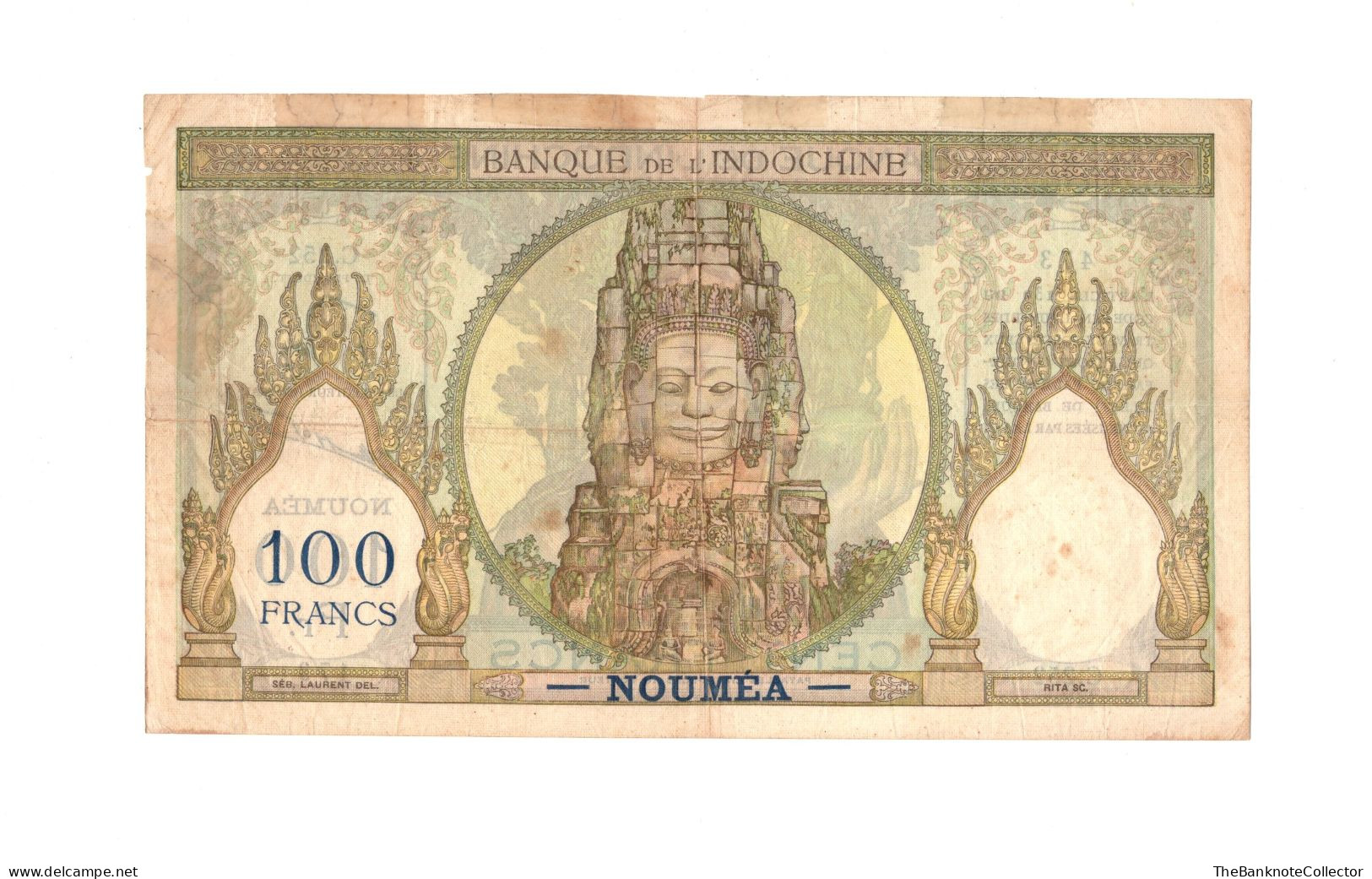 French Indochina New Caledonia 100 Francs ND1963  P-42 Good Condition - Autres - Asie