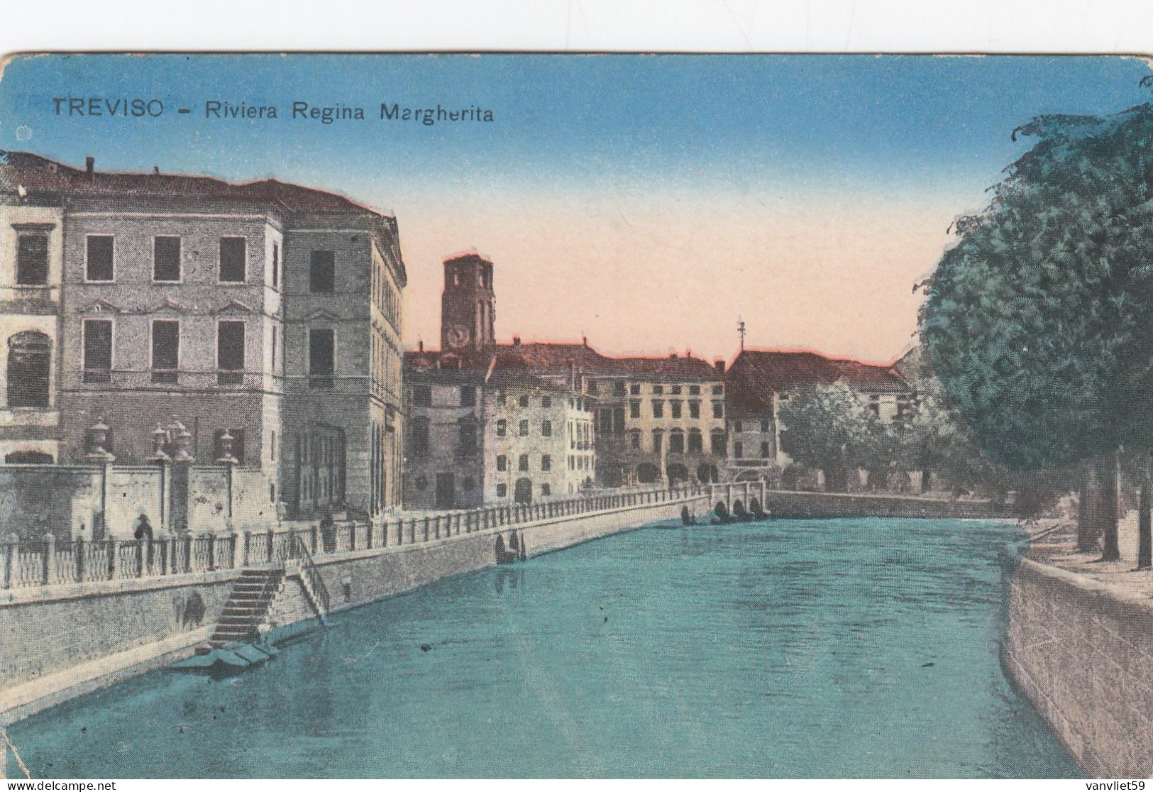 TREVISO-3 CARTOLINE 2 SONO VIAGGIATE IL -NEL 1900---1938 - Treviso