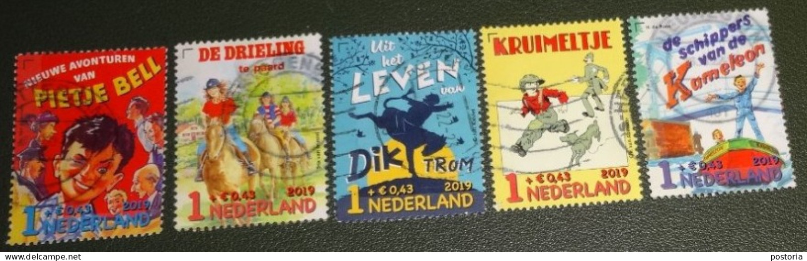 Nederland - NVPH - 3786 Tm 3790-  2019 - Gebruikt - Used - Kinderpostzegels - Kinderboeken - Serie - Neufs