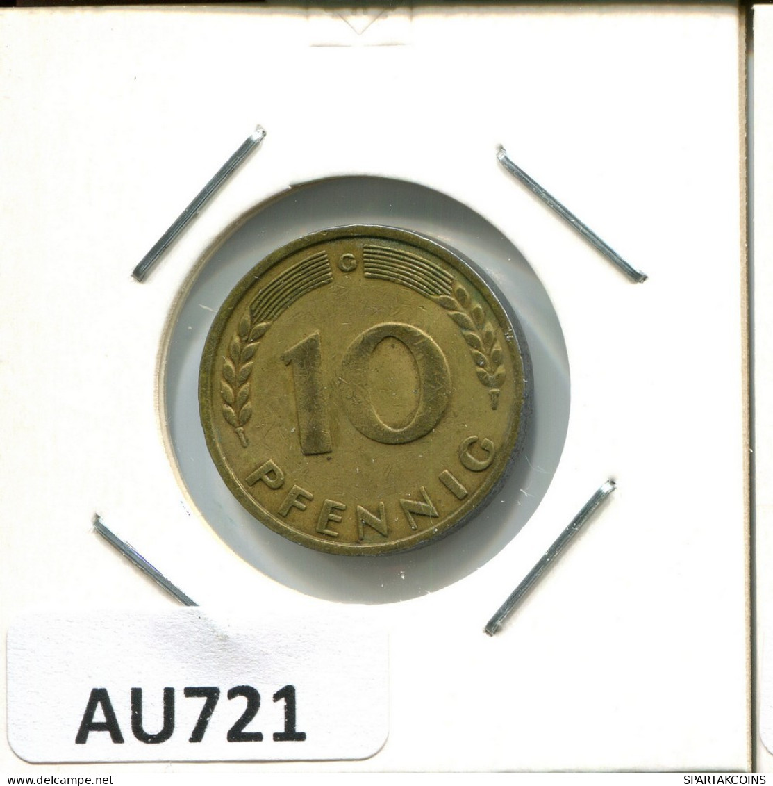 10 PFENNIG 1949 G WEST & UNIFIED GERMANY Coin #AU721.U.A - 10 Pfennig