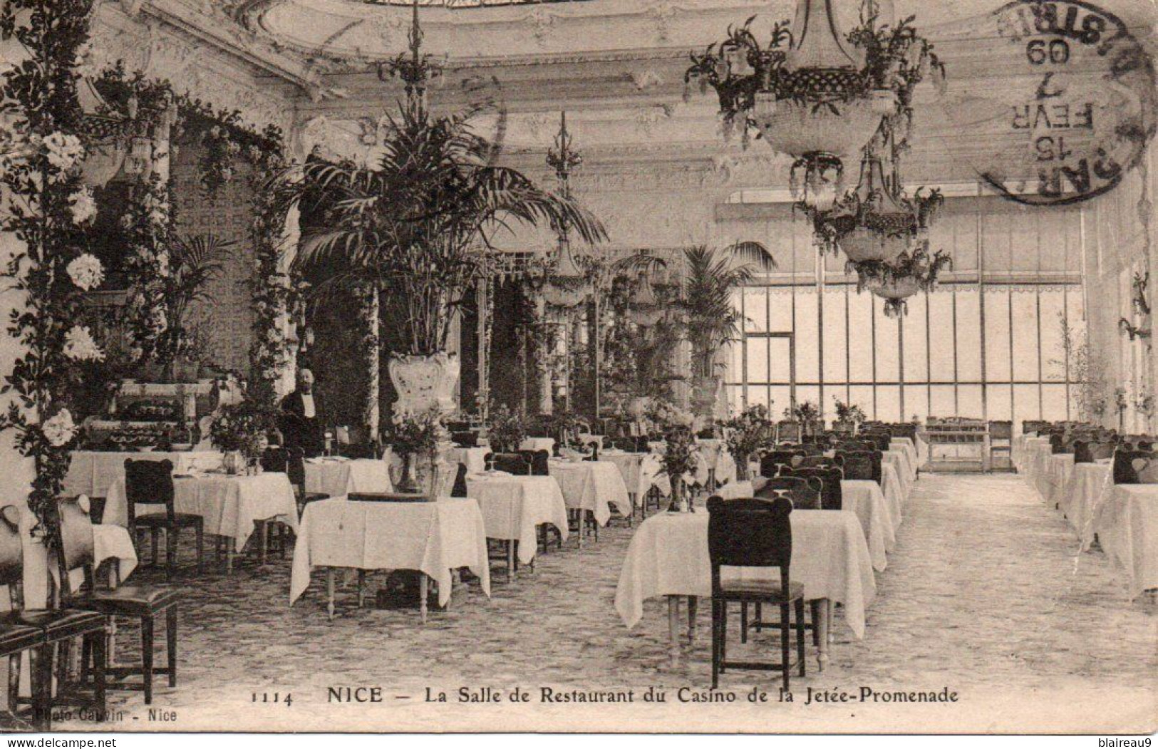 1114 La Salle De Restaurant Du Casino De La Jetee Promenade - Cafés, Hôtels, Restaurants