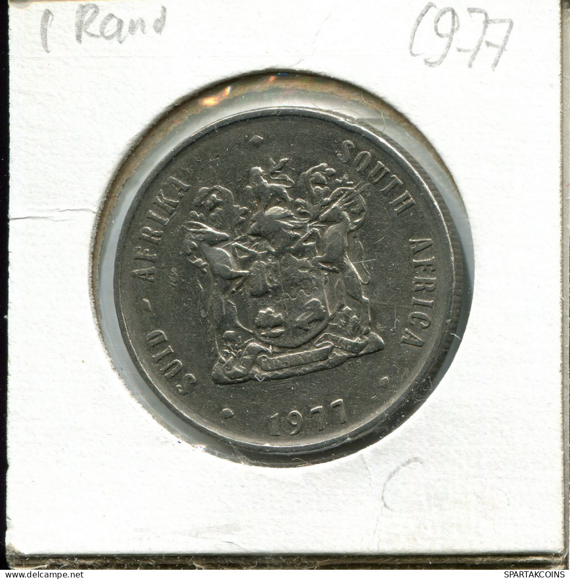 1 RAND 1977 SÜDAFRIKA SOUTH AFRICA Münze #AT115.D.A - Zuid-Afrika