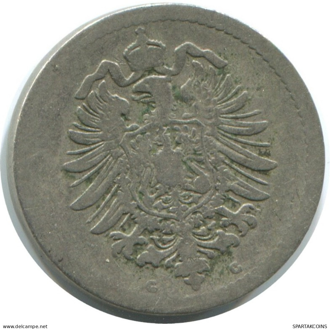 5 PFENNIG 1875 G ALEMANIA Moneda GERMANY #AE626.E.A - 5 Pfennig