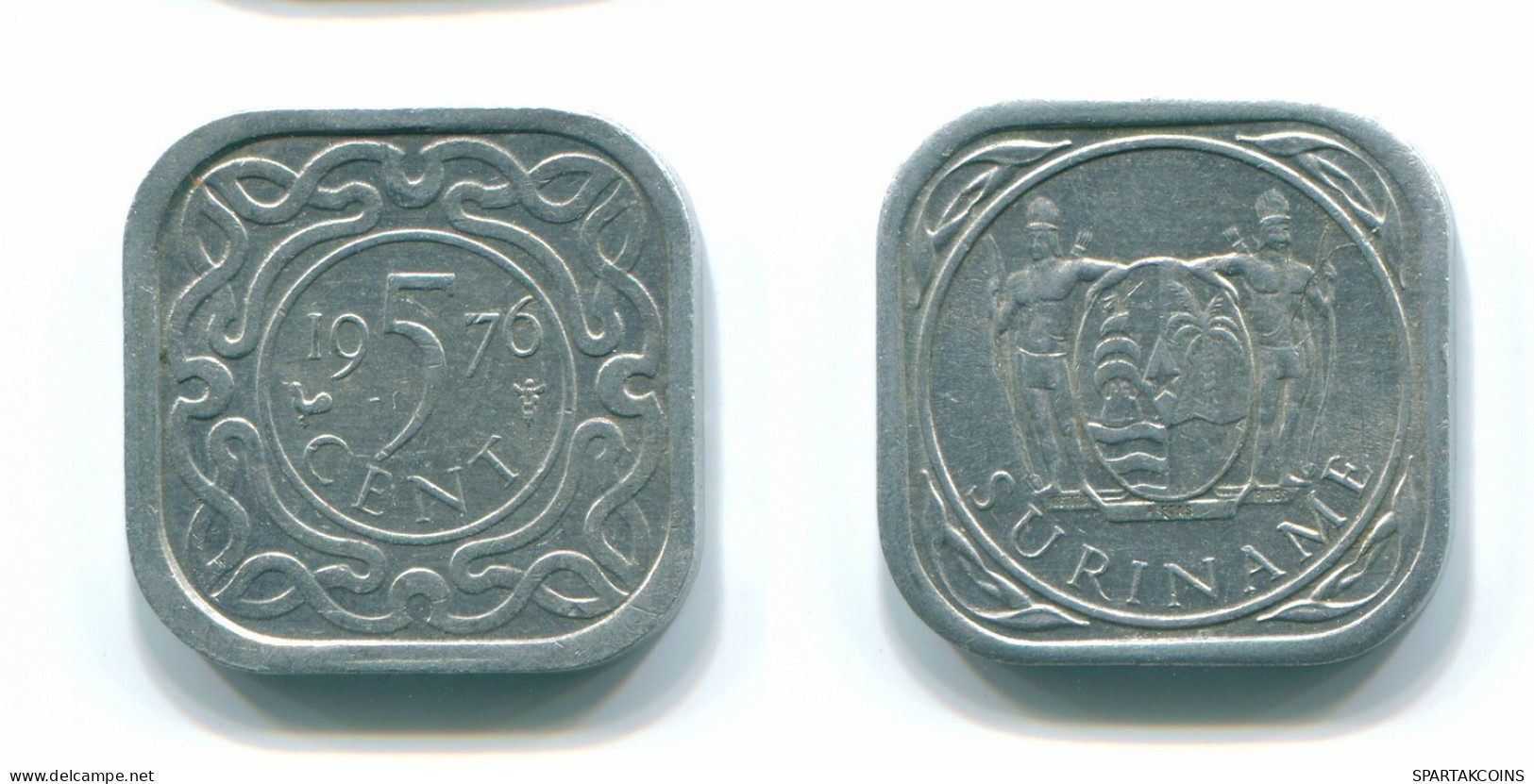 5 CENTS 1976 SURINAME Aluminium Coin #S12557.U.A - Surinam 1975 - ...