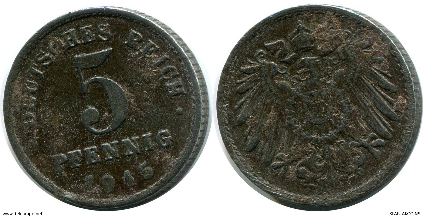 5 PFENNIG 1915 ALEMANIA Moneda GERMANY #DB858.E.A - 5 Pfennig