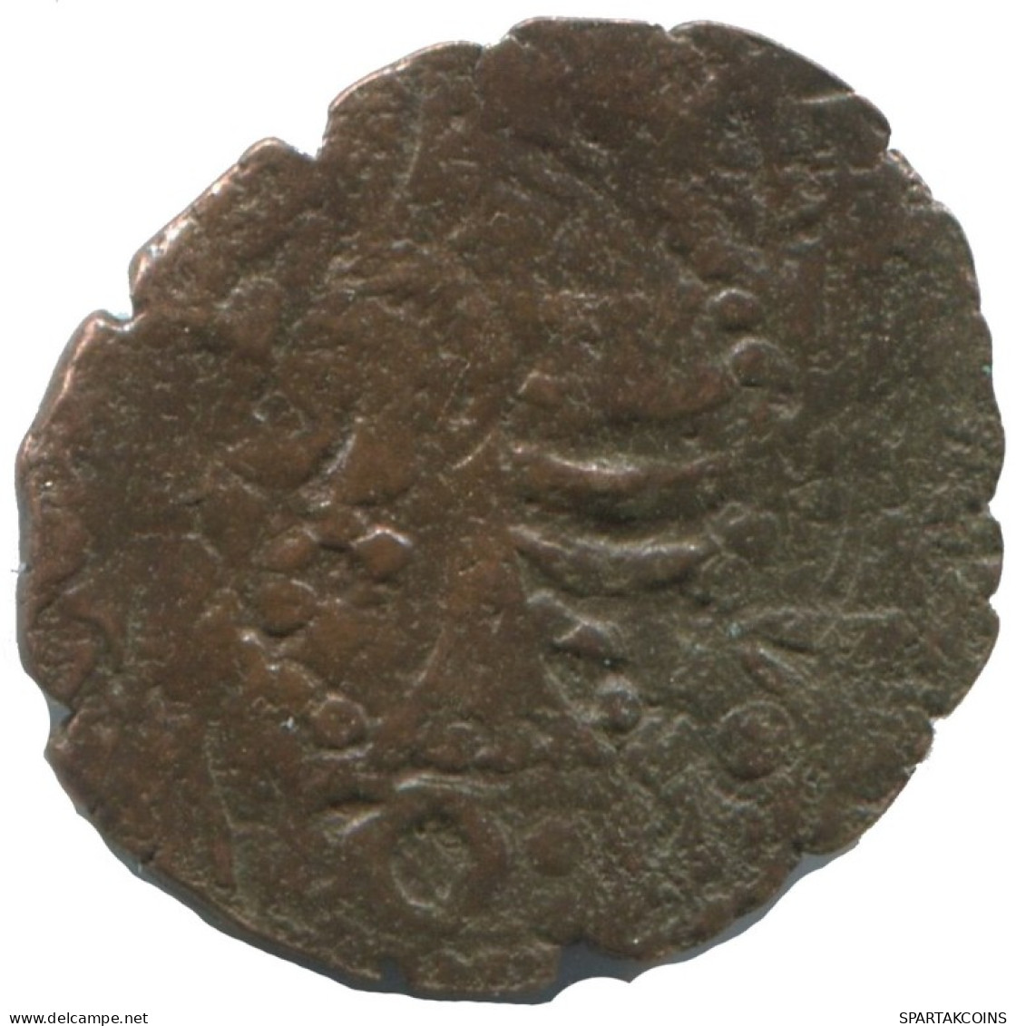 CRUSADER CROSS Authentic Original MEDIEVAL EUROPEAN Coin 1.3g/16mm #AC279.8.D.A - Altri – Europa