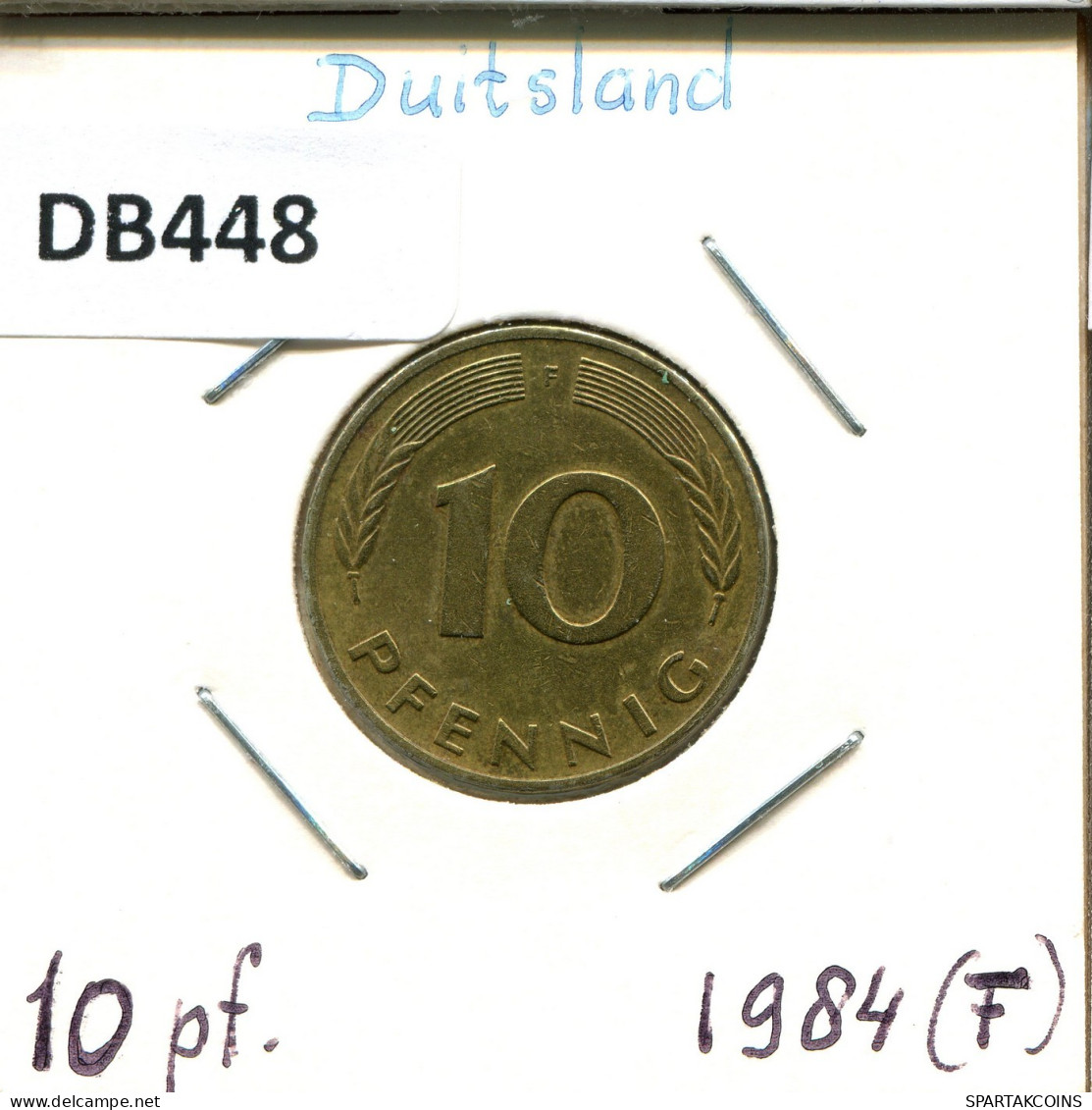 10 PFENNIG 1984 F BRD ALLEMAGNE Pièce GERMANY #DB448.F.A - 10 Pfennig