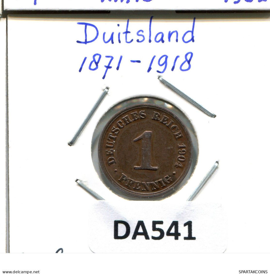 1 PFENNIG 1904 A GERMANY Coin #DA541.2.U.A - 1 Pfennig