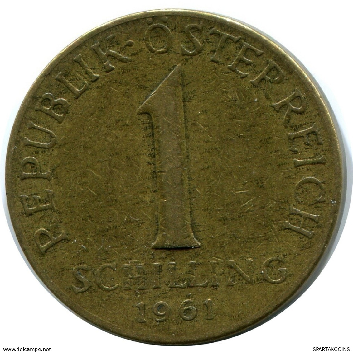 1 SCHILLING 1961 AUSTRIA Moneda #AW802.E.A - Oesterreich