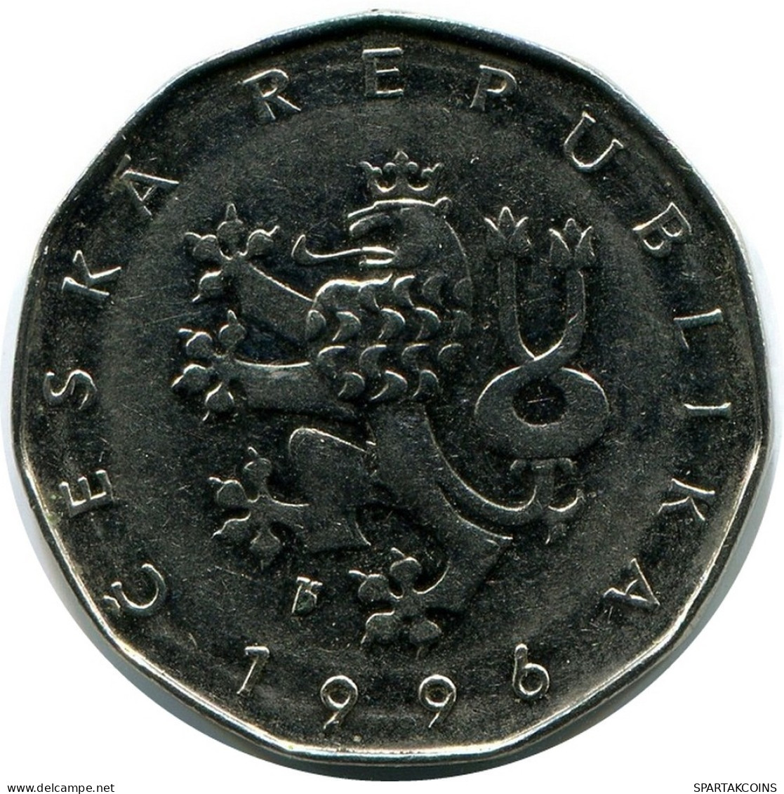 2 KORUN 1996 REPÚBLICA CHECA CZECH REPUBLIC Moneda #AR218.E.A - Tsjechië