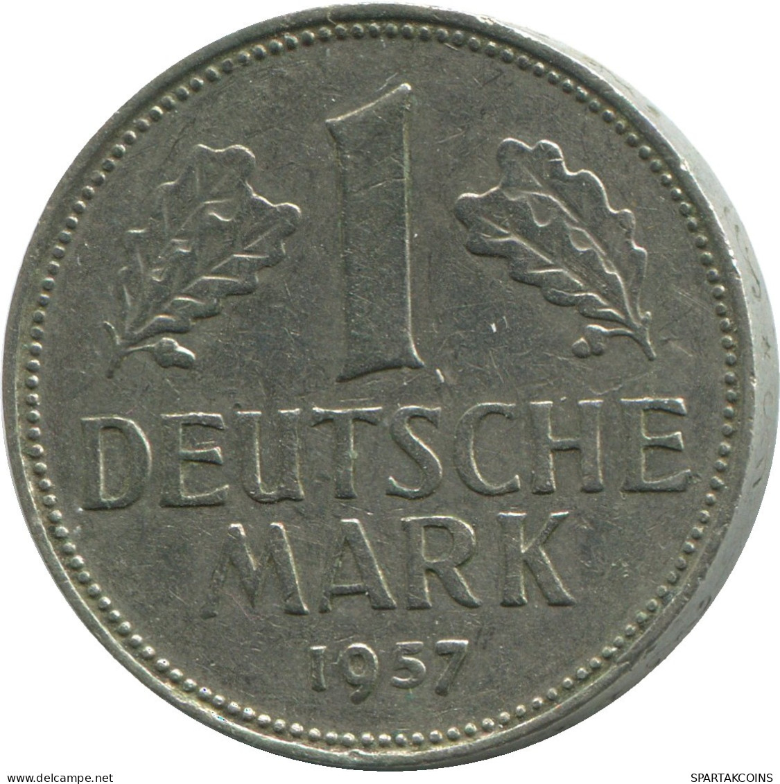 1 MARK 1957 J BRD DEUTSCHLAND Münze GERMANY #DE10400.5.D.A - 1 Mark