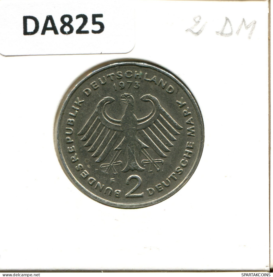 2 DM 1973 F T. HEUSS BRD ALEMANIA Moneda GERMANY #DA825.E.A - 2 Mark
