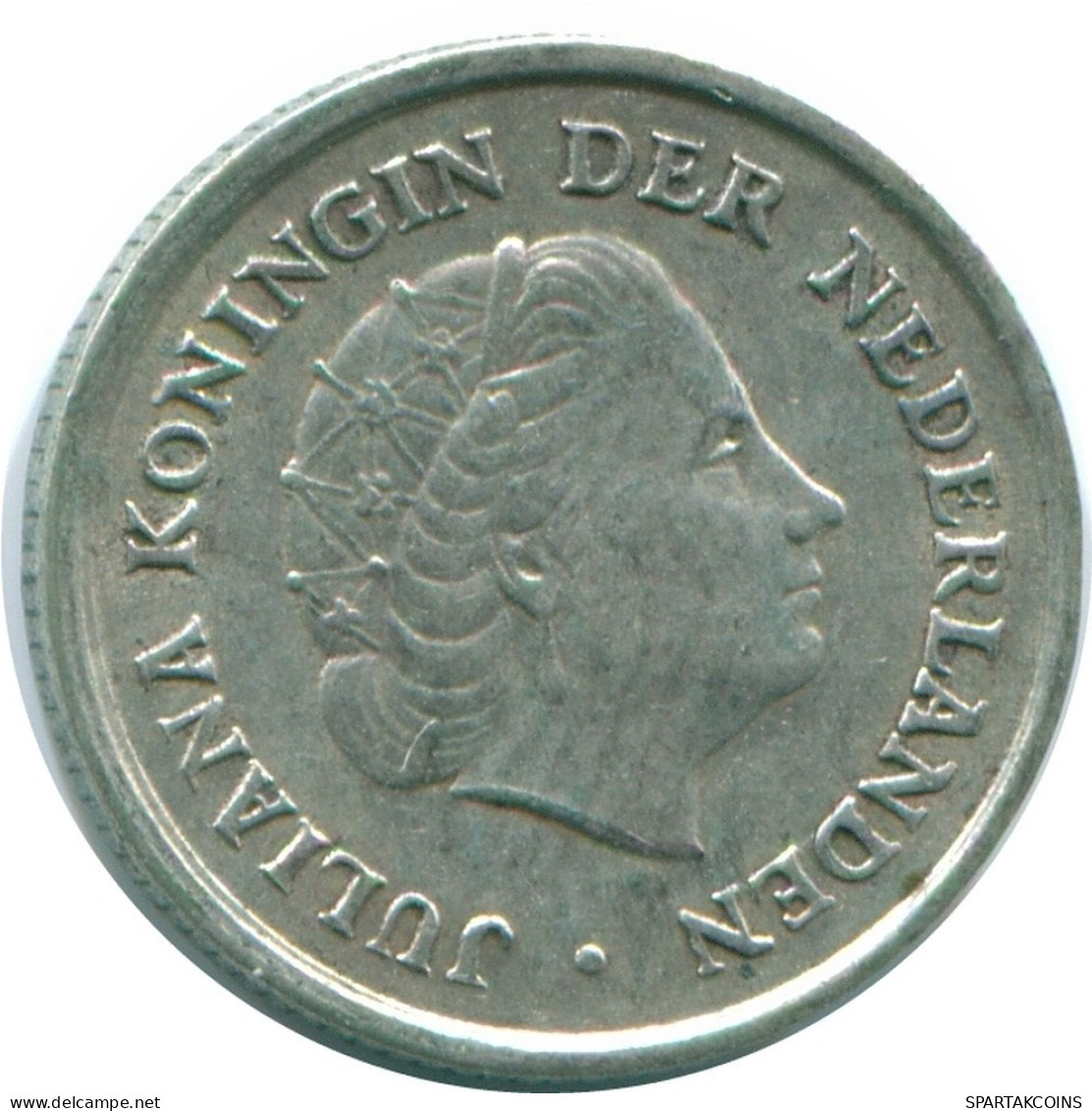 1/10 GULDEN 1966 NIEDERLÄNDISCHE ANTILLEN SILBER Koloniale Münze #NL12669.3.D.A - Niederländische Antillen
