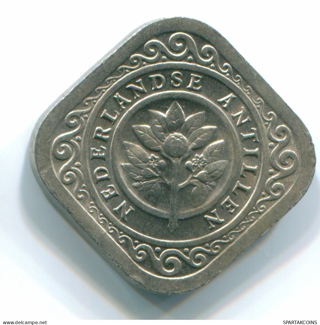 5 CENTS 1967 ANTILLES NÉERLANDAISES Nickel Colonial Pièce #S12483.F.A - Niederländische Antillen