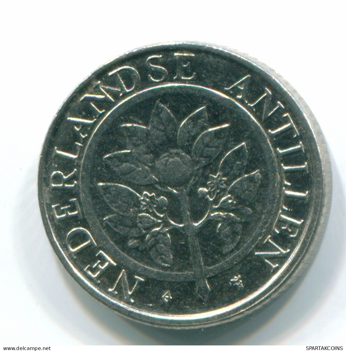 10 CENTS 1991 ANTILLAS NEERLANDESAS Nickel Colonial Moneda #S11322.E.A - Niederländische Antillen
