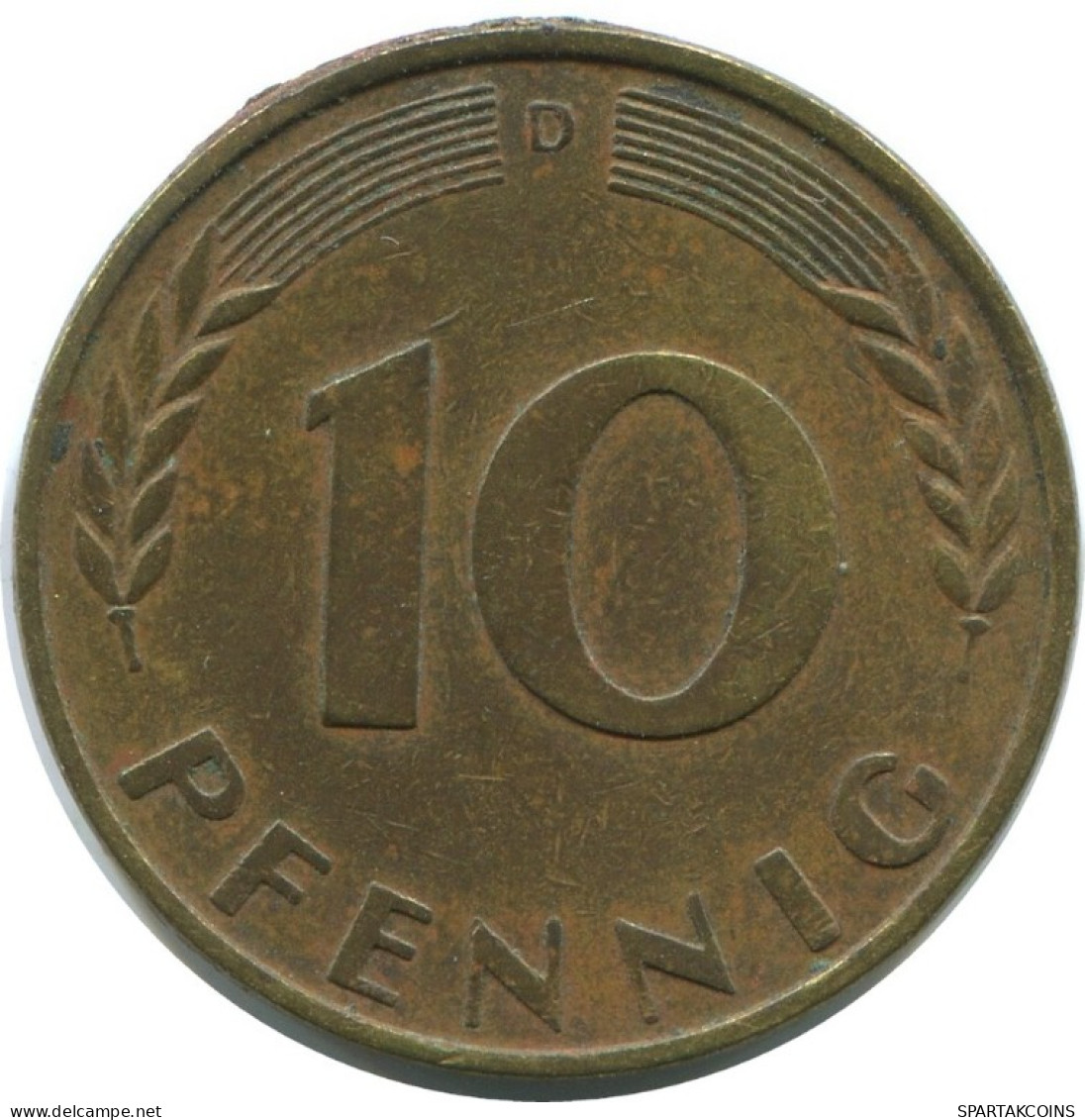 10 PFENNIG 1950 D BRD ALLEMAGNE Pièce GERMANY #AD852.9.F.A - 10 Pfennig