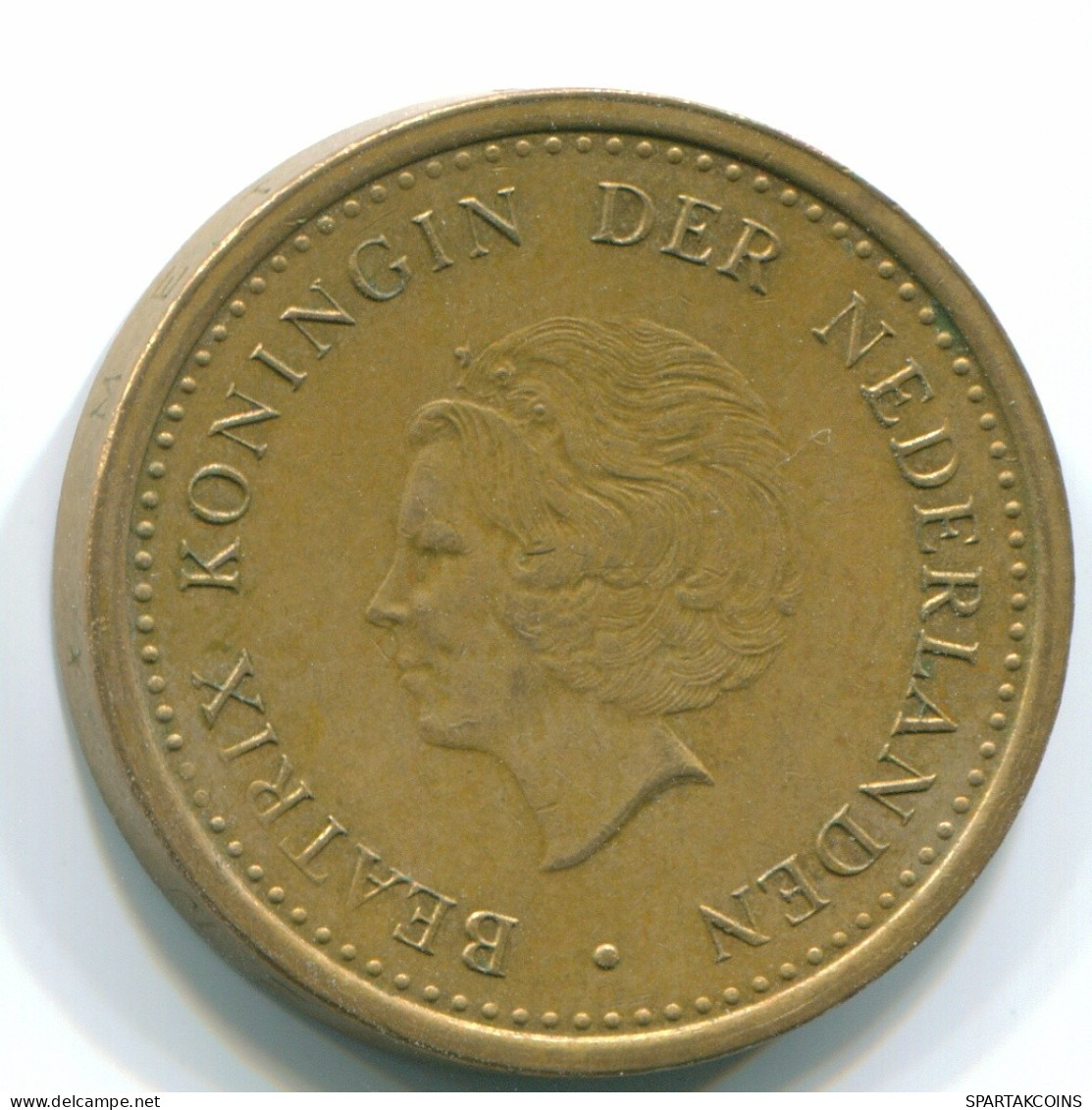 1 GULDEN 1993 ANTILLAS NEERLANDESAS Aureate Steel Colonial Moneda #S12156.E.A - Niederländische Antillen