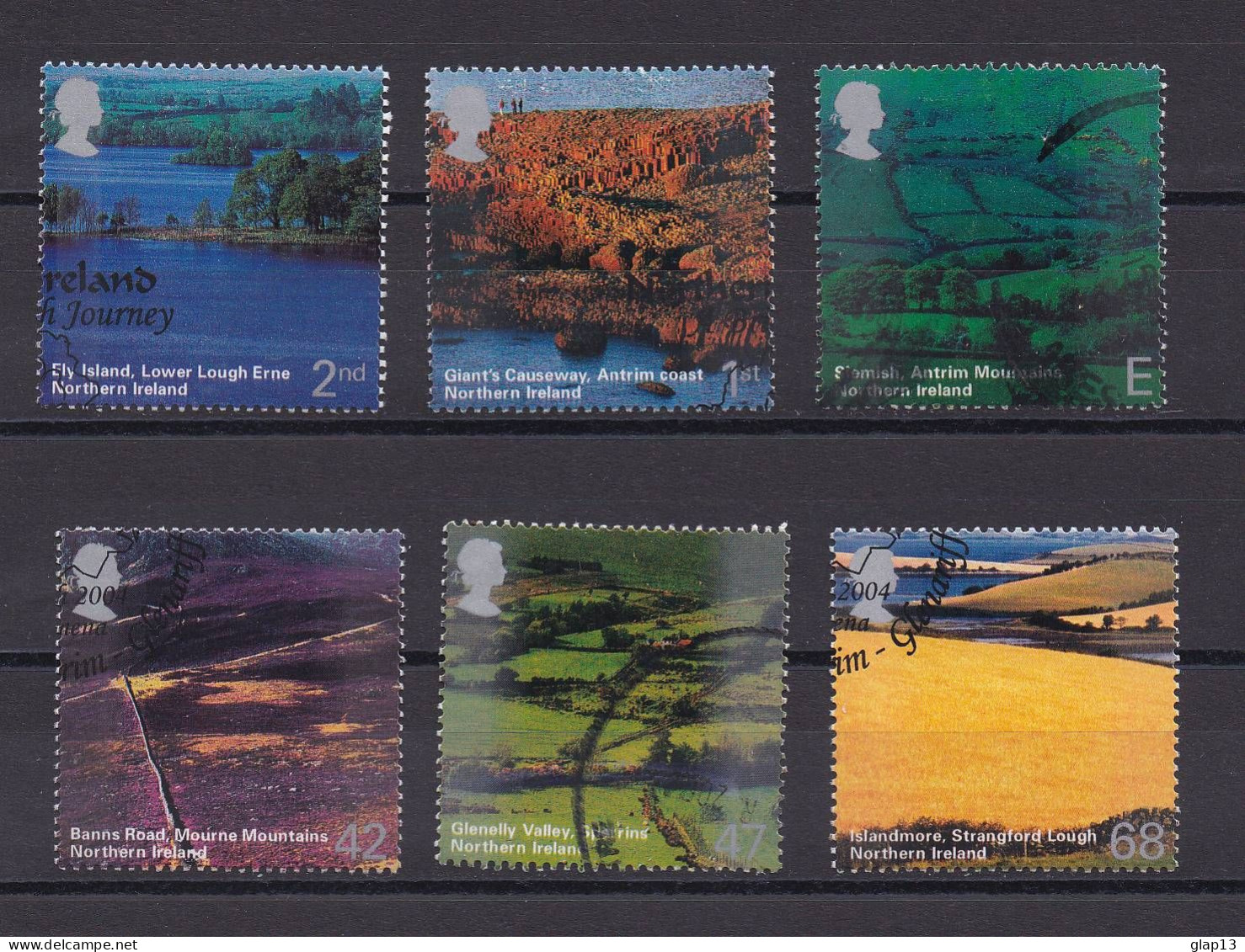 GRANDE-BRETAGNE 2004 TIMBRE N°2533/38 OBLITERE PAYSAGES - Gebraucht