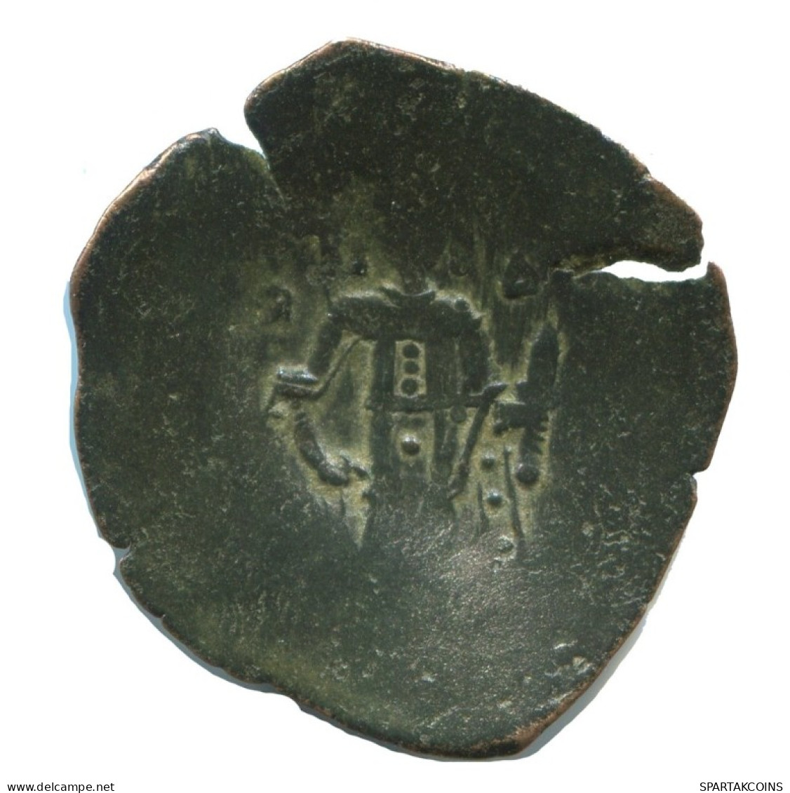 ISAAC II ANGELOS ASPRON TRACHY BILLON BYZANTINISCHE Münze  1.4g/25mm #AB463.9.D.A - Byzantine