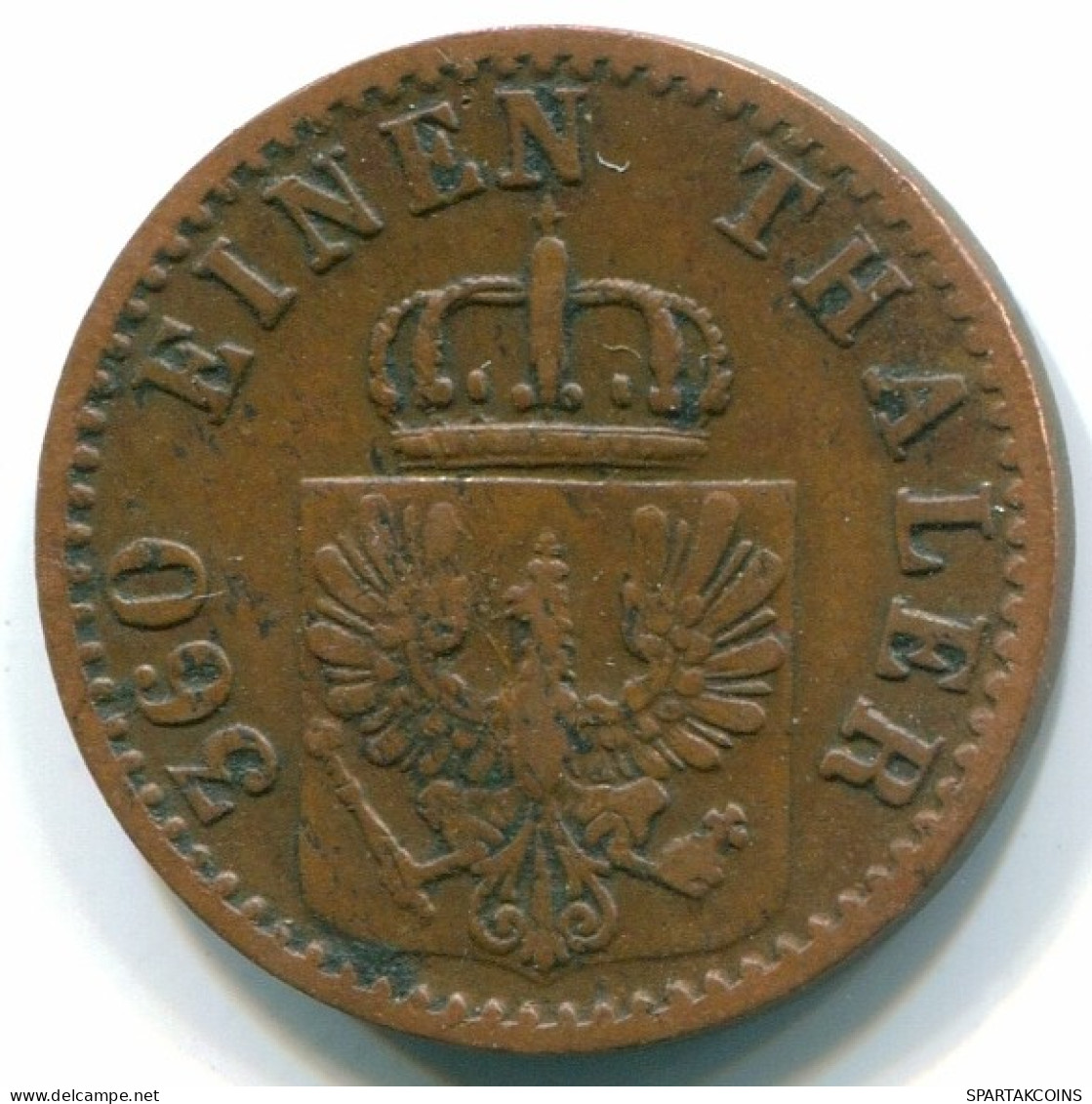 1 PFENNIG 1867 PRUSIA RUSSIA STADT ALEMANIA Moneda GERMANY #DE10241.3.E.A - Andere & Zonder Classificatie