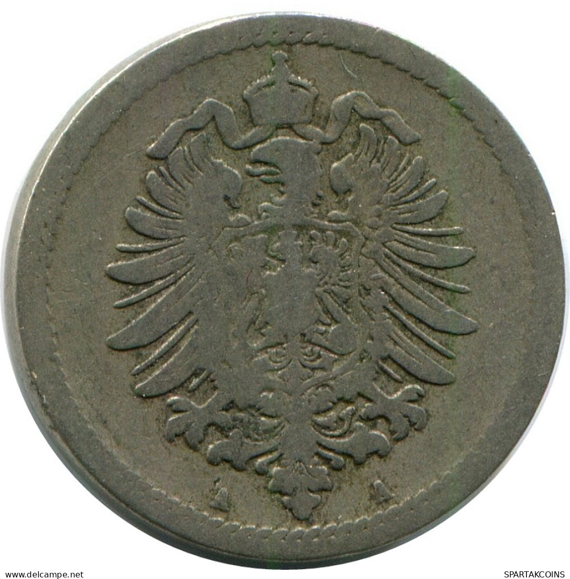 5 PFENNIG 1888 A GERMANY Coin #DB177.U.A - 5 Pfennig