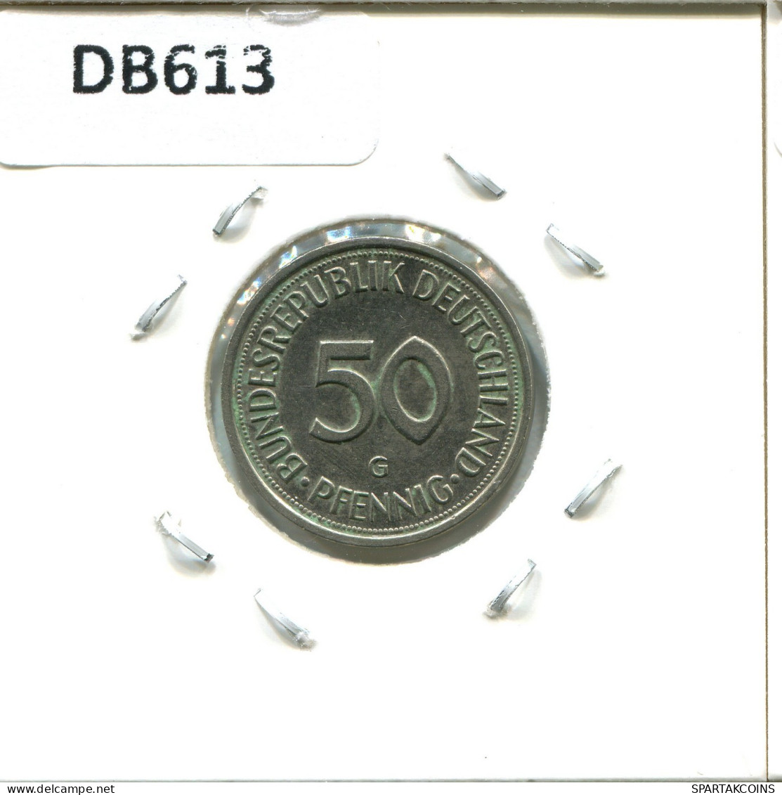 50 PFENNIG 1984 G BRD ALEMANIA Moneda GERMANY #DB613.E.A - 50 Pfennig