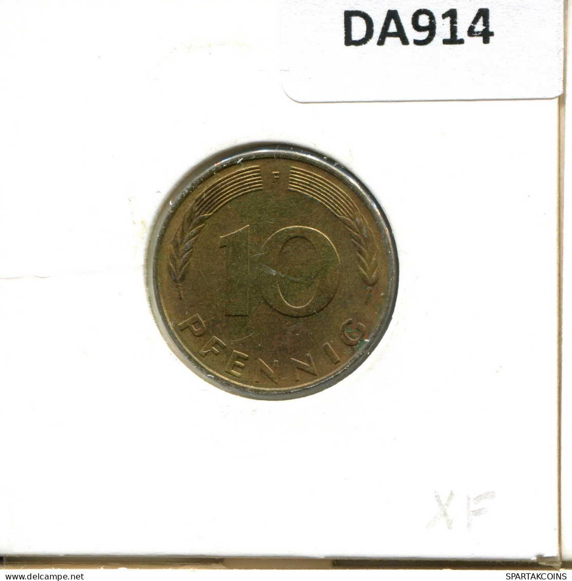 10 PFENNIG 1976 F BRD ALEMANIA Moneda GERMANY #DA914.E.A - 10 Pfennig