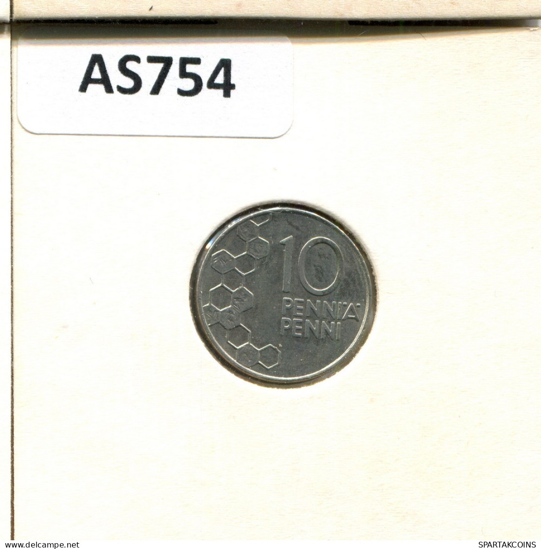 10 PENNYA 1991 FINLANDIA FINLAND Moneda #AS754.E.A - Finlandia