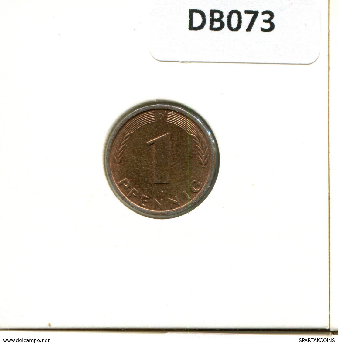 1 PFENNIG 1983 D BRD DEUTSCHLAND Münze GERMANY #DB073.D.A - 1 Pfennig