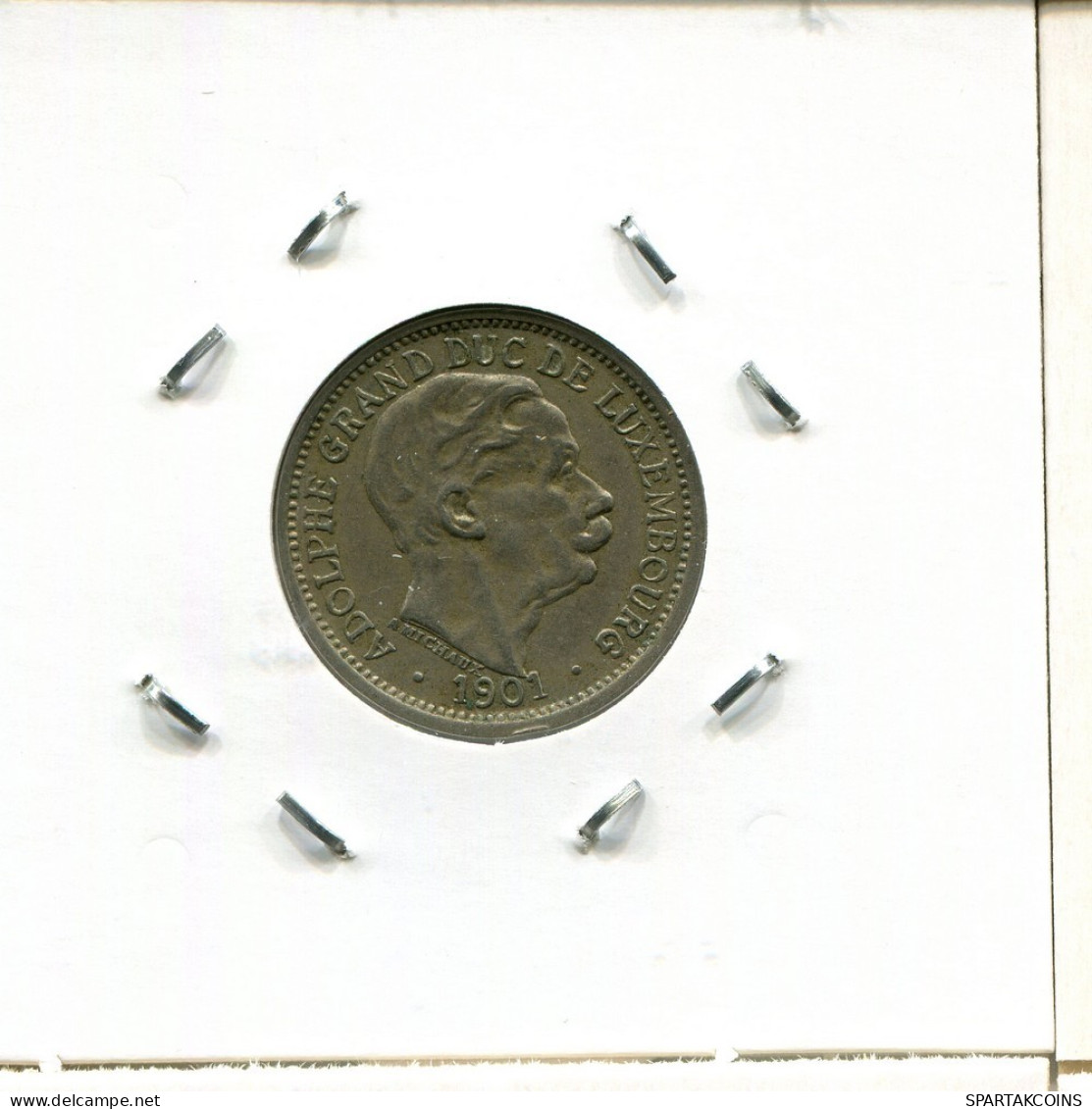 10 CENTIMES 1901 LUXEMBOURG Pièce #AR676.F.A - Lussemburgo