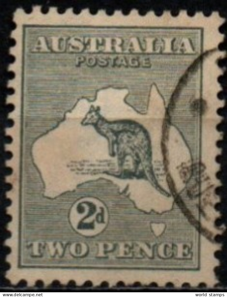 AUSTRALIE 1912-9 O FILIGRANE TYPE III° - Usados