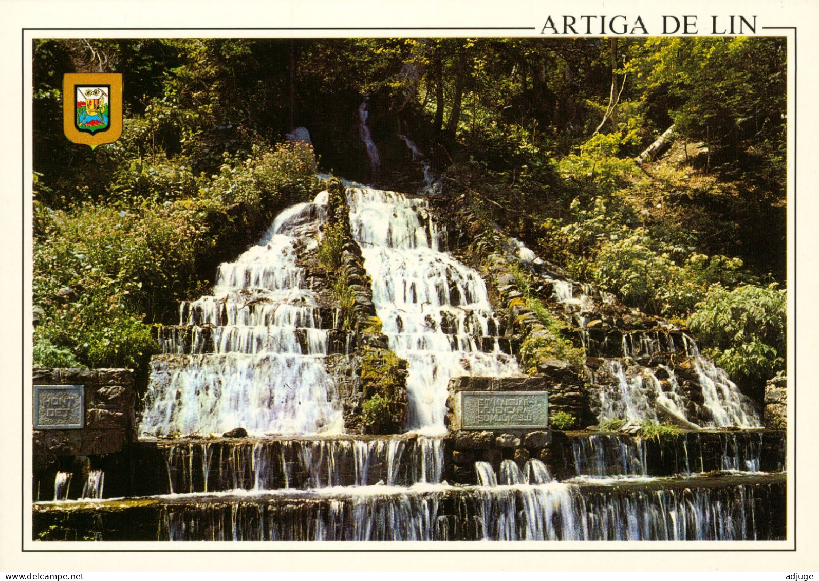 CPM*Espagne- Vall D'Aran - ARTIGA DE LIN - Fontaine De Gresillun * SUP* 2 Scans - Lérida