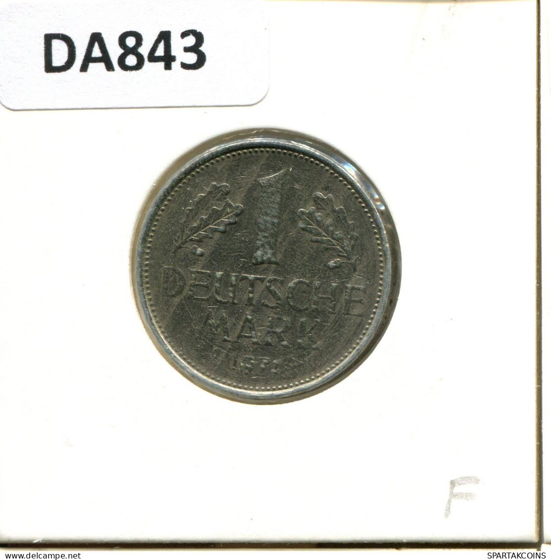 1 DM 1971 П WEST & UNIFIED GERMANY Coin #DA843.U.A - 1 Mark