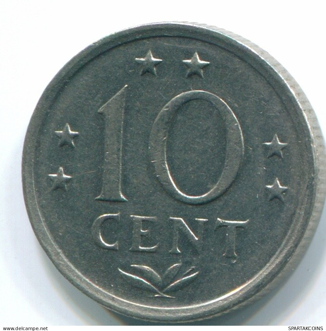 10 CENTS 1970 NIEDERLÄNDISCHE ANTILLEN Nickel Koloniale Münze #S13364.D.A - Antilles Néerlandaises