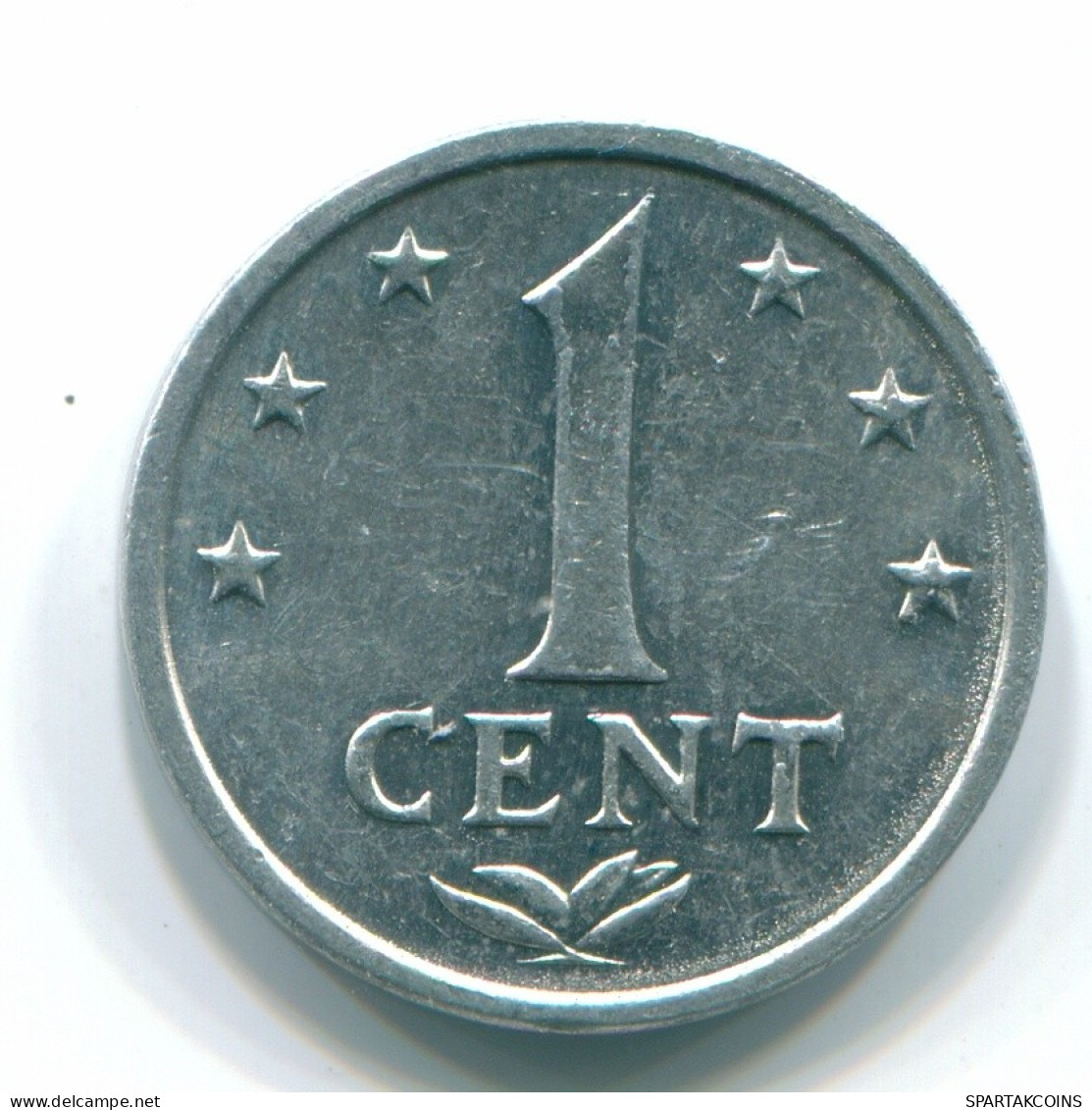 1 CENT 1980 ANTILLAS NEERLANDESAS Aluminium Colonial Moneda #S11194.E.A - Antilles Néerlandaises