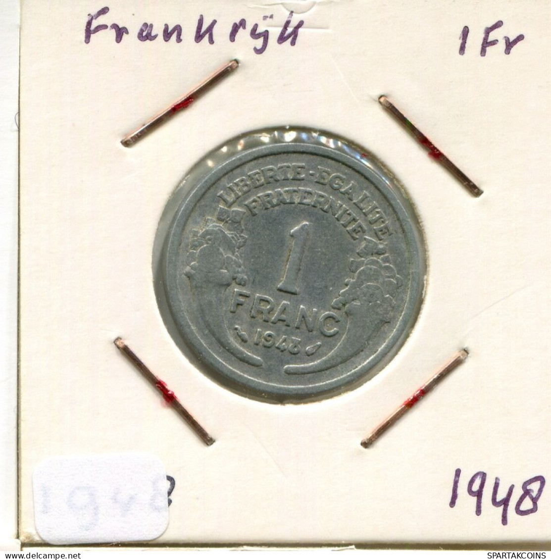 1 FRANC 1948 FRANCE Coin French Coin #AM544.U.A - 1 Franc