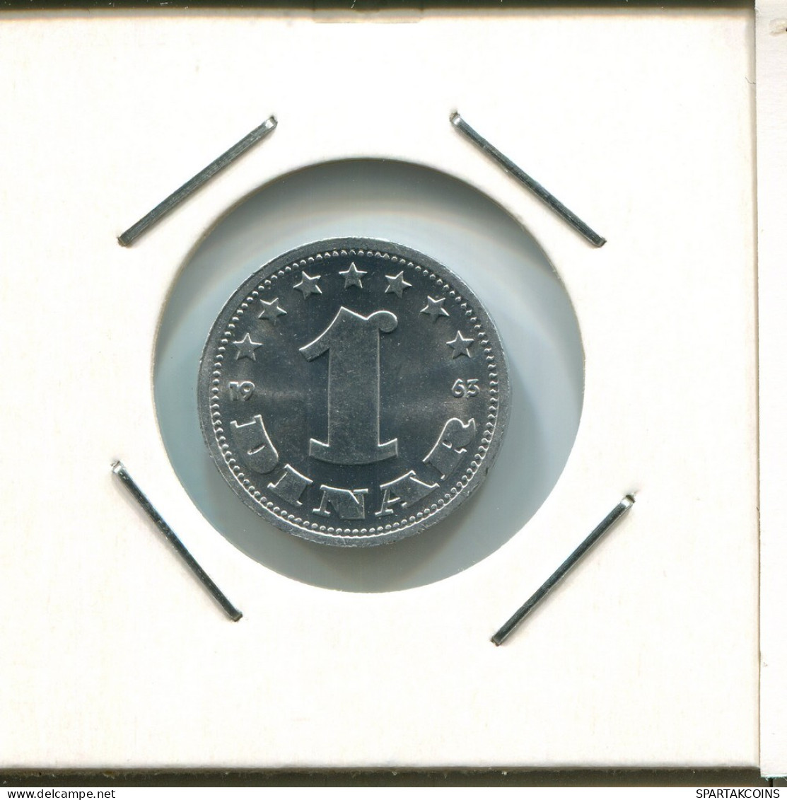 1 DINAR 1963 YUGOSLAVIA Moneda #AR652.E.A - Yougoslavie