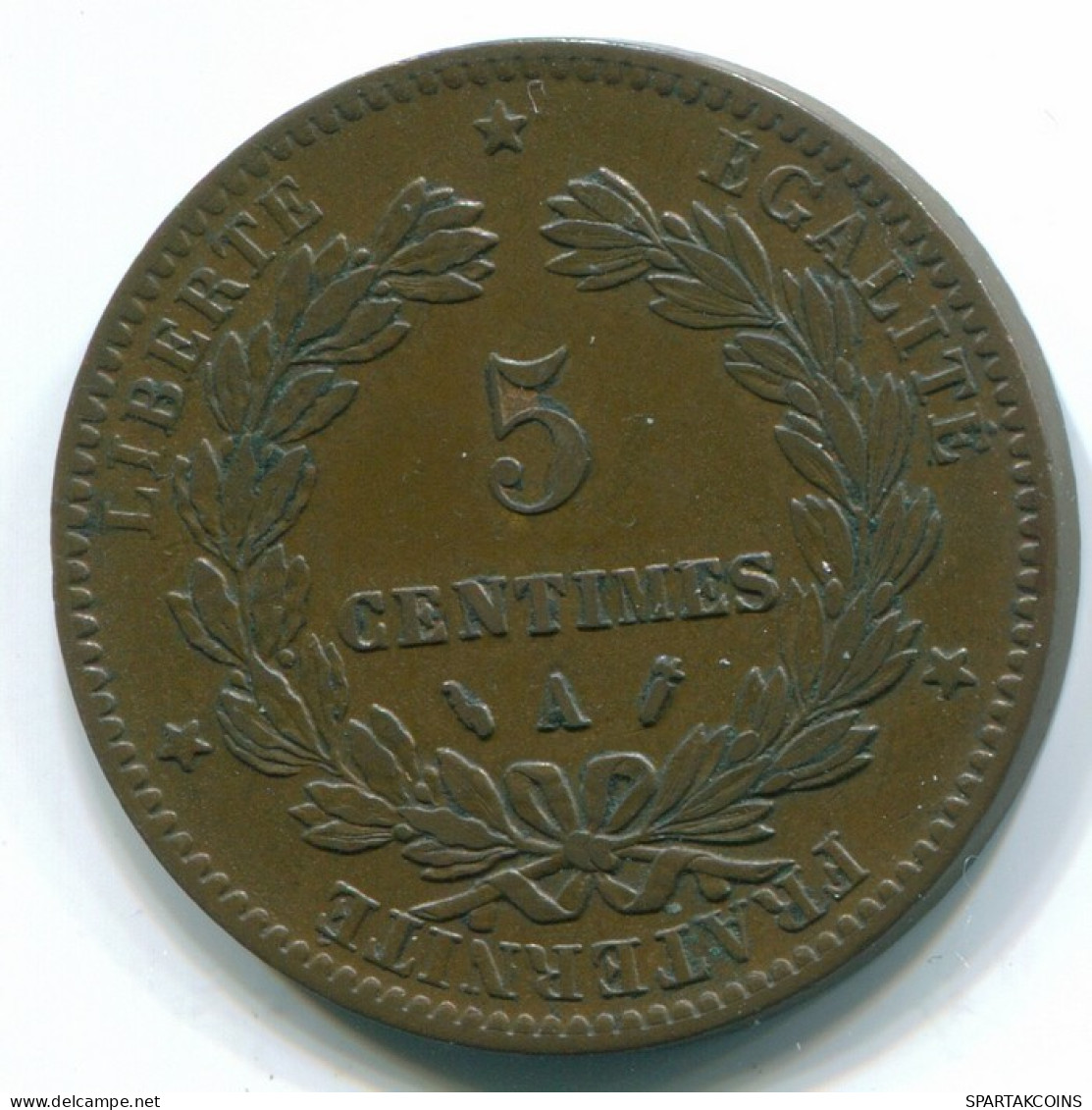 5 CENTIMES 1884 A FRANCE Coin CERES XF #FR1117.38.U.A - 5 Centimes