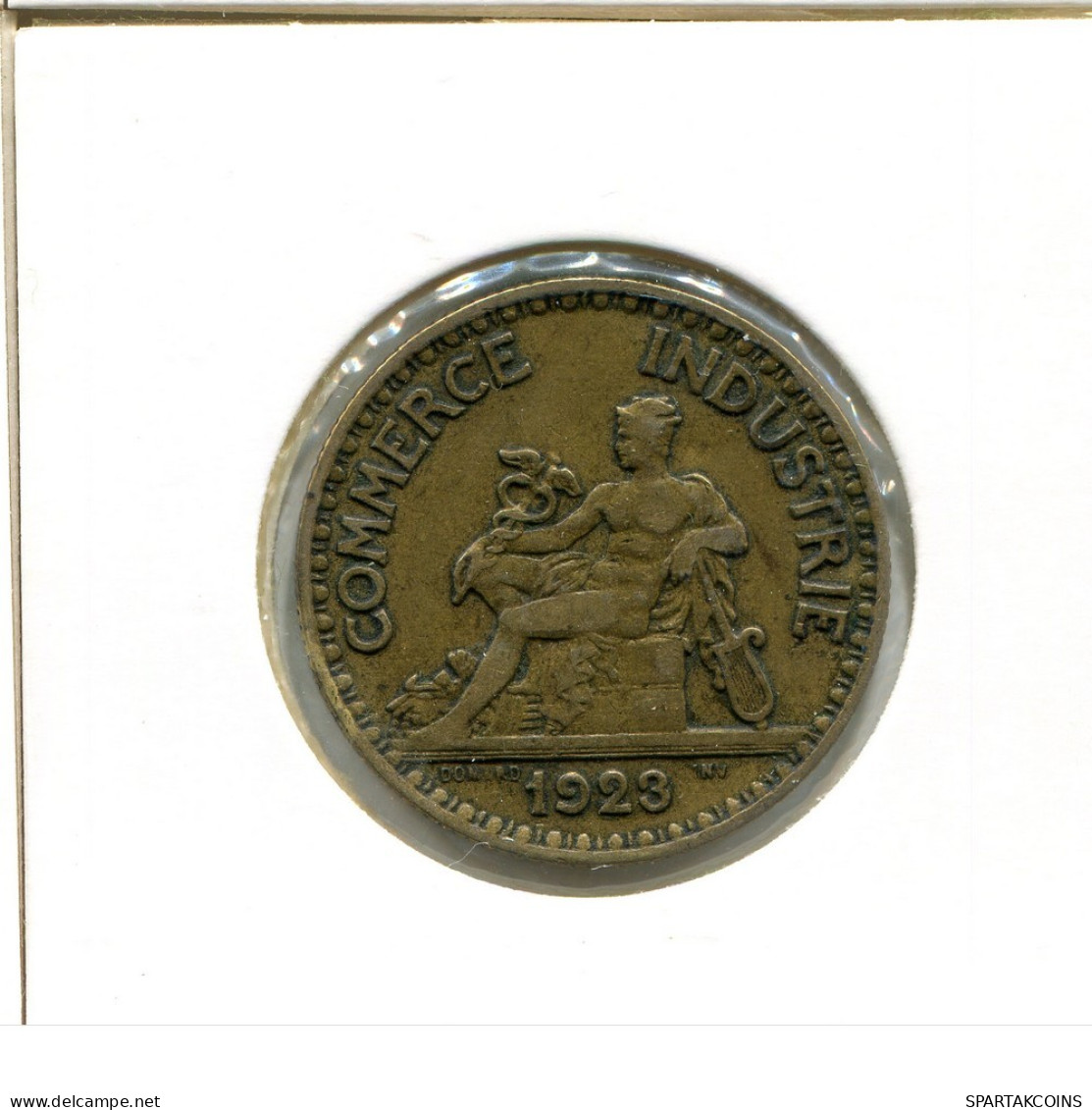 2 FRANCS 1923 FRANKREICH FRANCE Französisch Münze #BA776.D.A - 2 Francs