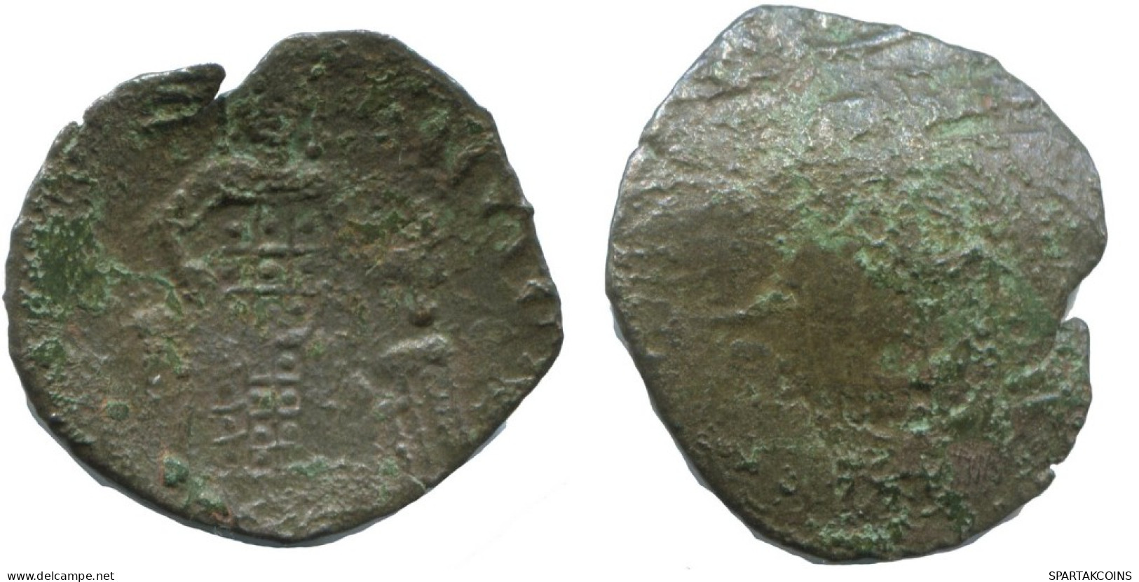 Authentic Original Ancient BYZANTINE EMPIRE Trachy Coin 1.1g/20mm #AG665.4.U.A - Bizantine