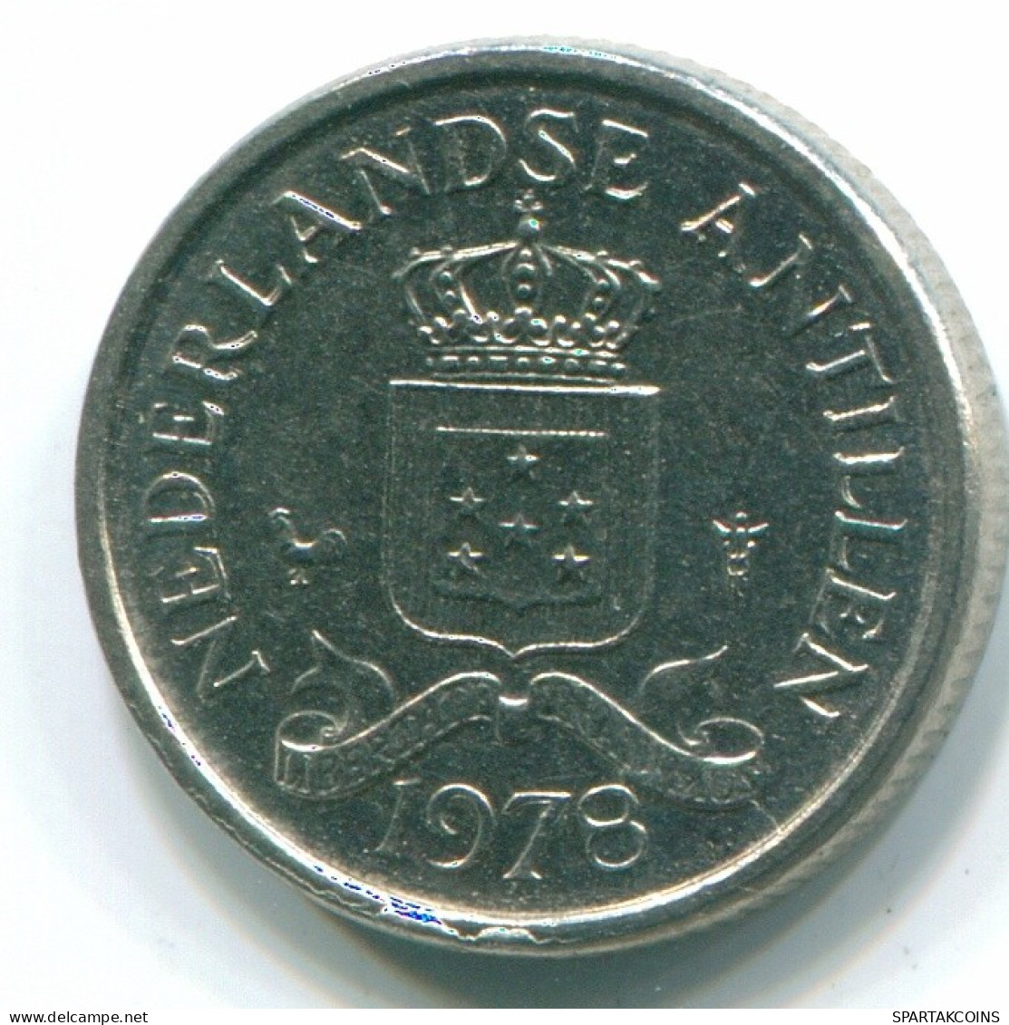 10 CENTS 1978 NIEDERLÄNDISCHE ANTILLEN Nickel Koloniale Münze #S13570.D.A - Antillas Neerlandesas