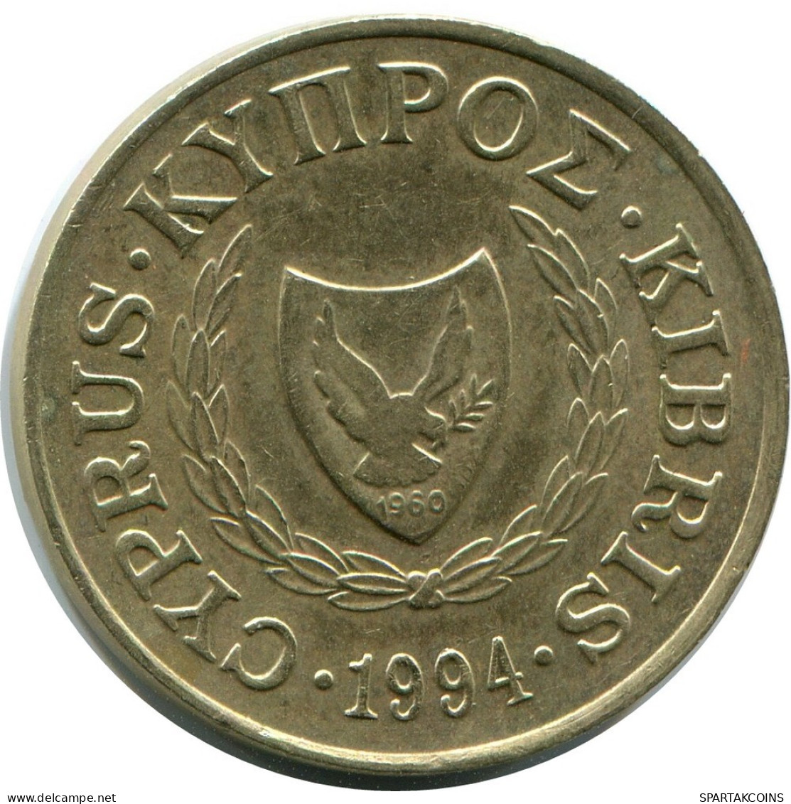 5 CENTS 1994 ZYPERN CYPRUS Münze #AP315.D.A - Chipre