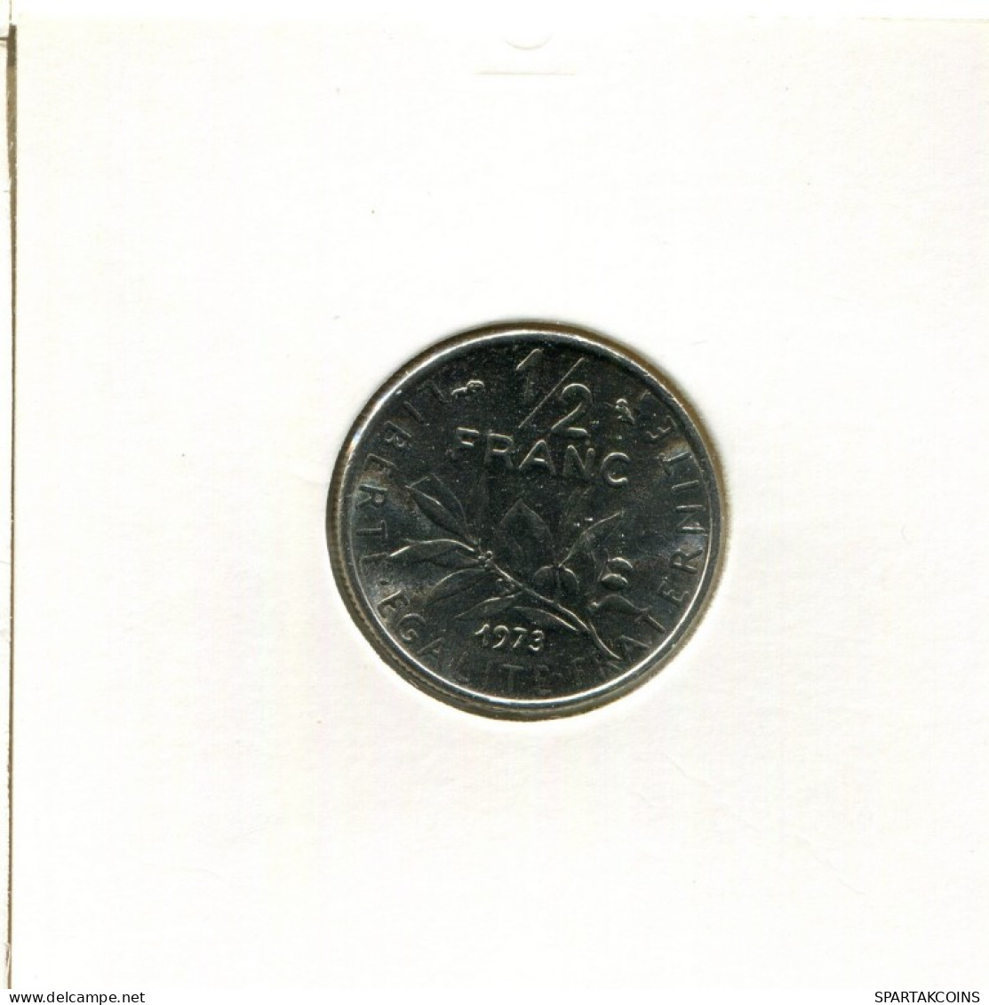 1/2 FRANC 1973 FRANCE Coin French Coin #AK505.U.A - 1/2 Franc