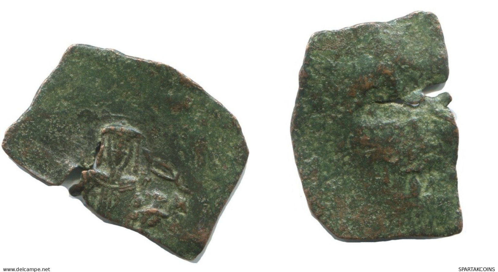 MANUEL I KOMNENOS ASPRON TRACHY BILLON BYZANTINE Coin 1.5g/25mm #AB467.9.U.A - Bizantinas