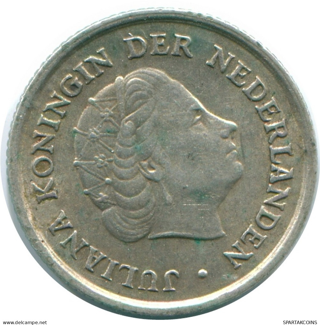 1/10 GULDEN 1966 ANTILLAS NEERLANDESAS PLATA Colonial Moneda #NL12915.3.E.A - Nederlandse Antillen