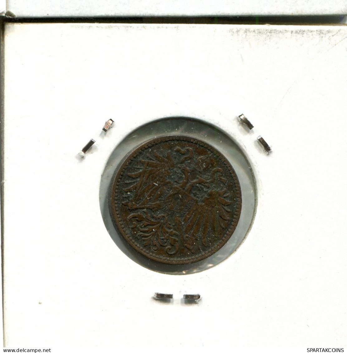 2 HELLER 1906 AUSTRIA Moneda #AT458.E.A - Austria
