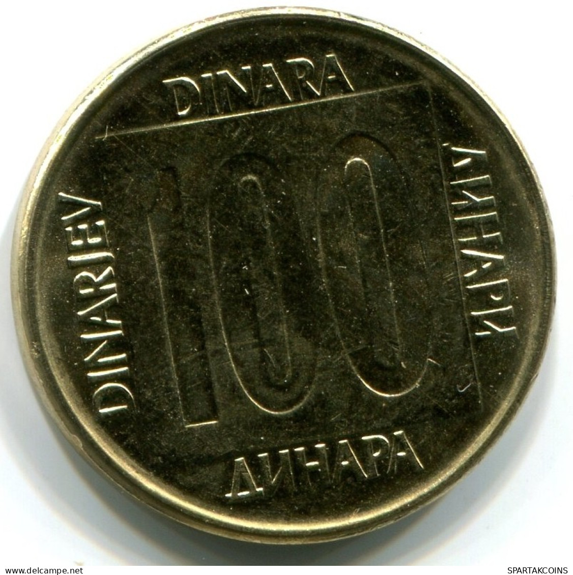 100 DINARA 1989 YOUGOSLAVIE YUGOSLAVIA UNC Pièce #W11151.F.A - Yugoslavia