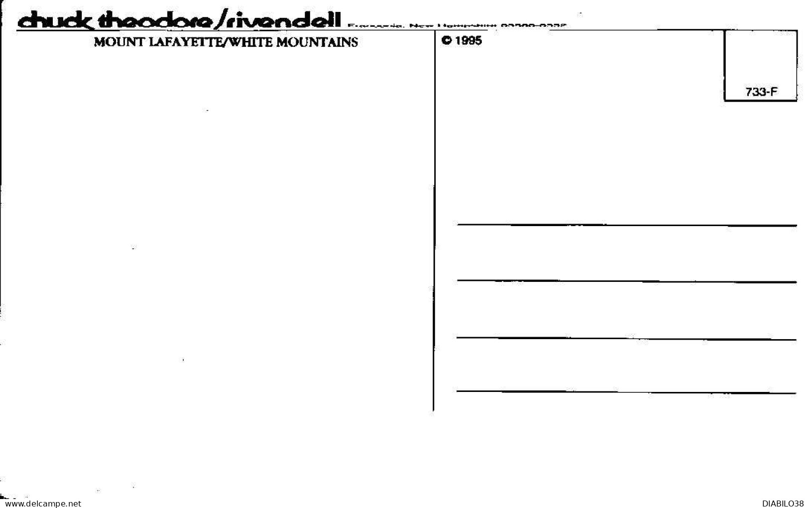 MOUNT LAFAYETTE   ( ETATS-UNIS ) - Other & Unclassified