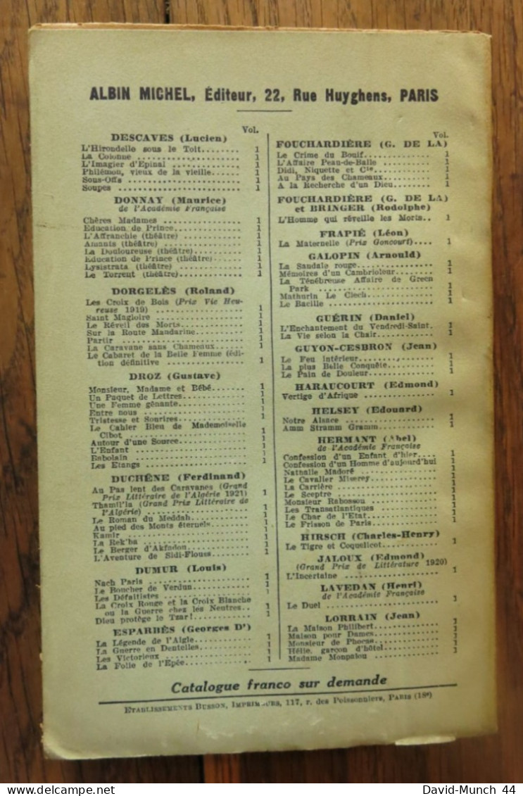 Le Silence De M. Clémenceau De Jean Martet. Albin Michel, Editeur, Paris. 1929 - 1901-1940