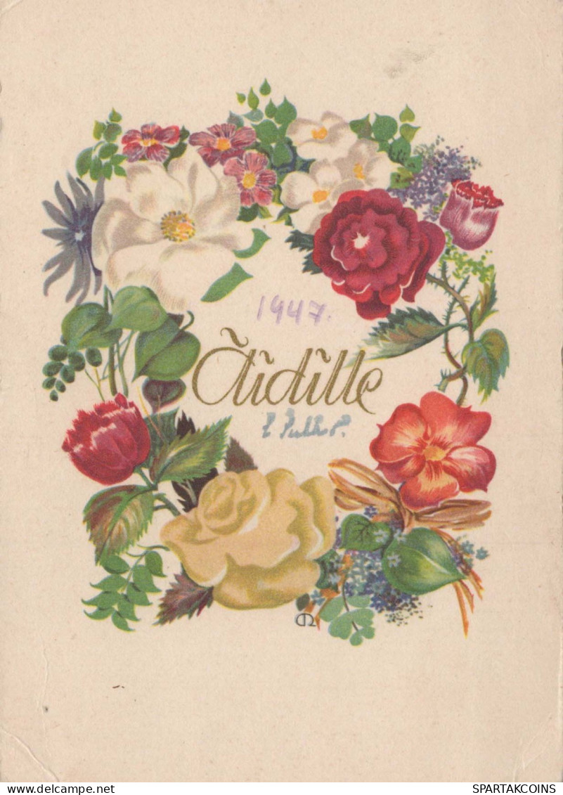 FLEURS Vintage Carte Postale CPSM #PAS357.A - Fiori